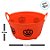 Cesta Plástica - Mini Bowl Laranja - Happy Halloween - 11,5 x 6,5 x 11,5 cm - 1 unidade - Cromus - Rizzo - Imagem 4