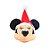 Pelúcia Cabeça Minnie c/ Gorro de Natal - 15 cm - Natal Disney - 1 unidade - Cromus - Rizzo - Imagem 1