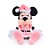 Pelúcia Minnie c/ Vestido de Bolinha e Gorro Rosa - 40 cm - Natal Disney - 1 unidade - Cromus - Rizzo - Imagem 1