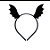 Tiara Morcego - Halloween - 31,5 x 17 cm - 1 unidade - Rizzo Embalagens - Imagem 1