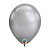 Balão de Festa Látex Liso Chrome - Silver (Prata) - Qualatex - Rizzo - Imagem 1