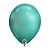 Balão de Festa Látex Liso Chrome - Green (Verde) - Qualatex - Rizzo - Imagem 1