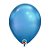 Balão de Festa Látex Liso Chrome - Blue (Azul) - Qualatex - Rizzo - Imagem 1