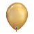 Balão de Festa Látex Liso Chrome - Gold (Ouro) - Qualatex - Rizzo - Imagem 1