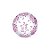 Balão Bubble Transparente com Confete Estrela Pink - 11" 26cm - 1 unidade - Partiufesta  - Rizzo - Imagem 1