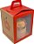 Caixa Soft Panetone - Feliz Natal -  c/ visor - Kraft  - 10 unidades - Ideia Embalagens - Rizzo Embalagens - Imagem 1