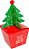 Caixa Pop Up - Árvore de Natal - "Feliz Natal" - Ref. C3837 - 10 unidades - Ideia Embalagens - Rizzo Embalagens - Imagem 1