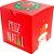 Caixa Cubo Noel - "Feliz Natal" - Vermelho - Ref. C3866 - 10 unidades - Ideia Embalagens - Rizzo Embalagens - Imagem 2