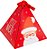 Caixa Pirâmide - Noel - "Feliz Natal" - Ref. C3890 - 10 unidades - Ideia Embalagens - Rizzo Embalagens - Imagem 1