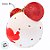 Kit Bolas de Natal Mickey - Sortido - Vermelho e Branco - 8 cm  - 4 unidades - Disney Original - Rizzo - Imagem 2