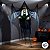 Enfeite Decorativo de Halloween Com Luz,Som e Movimento - Bruxa Agnes - 195cm - 1 unidade - Cromus - Rizzo - Imagem 6