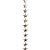 Fio Decorativo Estrela  Prata - 1,2 cm x 5 m - 1 unidade - Cromus - Rizzo Embalagens - Imagem 1