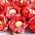 Forminha para Doces Finos - Tulipa - Tons Pin Art - Vermelho - 25 unidades - Maxiformas - Rizzo - Imagem 3