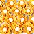 Forminha para Doces Finos - Sol - Viscose Pin Art - Amarelo Ouro - 25 unidades - Maxiformas - Rizzo - Imagem 3