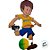 Painel Decorativo - Jogador de Futebol Brasileiro - 46cm - 1 unidade - Rizzo - Imagem 2