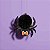 Aranha p/ Pendurar - Enfeite Decorativo - Ref. Nº 01 - 20,5 cm - 1 unidade - Rizzo - Imagem 1
