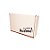 Caixa de Papelão Branco Montável - "Sua espera acabou" - 26 cm x 17 cm x 9 cm - 1 unidade - Rizzo - Imagem 1