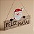 Enfeite p/ Pendurar - Placa Feliz Natal - 14,5x22cm - 1 unidade - Cromus - Rizzo - Imagem 1