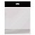 Saco Adesivado com furo Preto - 8x25 cm  - 100 unidades - Cromus - Rizzo - Imagem 1