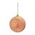 Bolas de Natal - Rose Gold - 8 cm - 6 unidades - Cromus - Rizzo Embalagens - Imagem 1