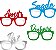 Óculos de Papel Ano Novo - Colorido - 7 unidades - Regina - Rizzo Embalagens - Imagem 1