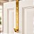 Suporte de Guirlanda Estrela Dourado - 30cm - 1 unidade - Cromus - Rizzo - Imagem 1