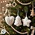 Kit para Pendurar de Natal Decorativo - Branco - 1 unidade - Cromus - Rizzo - Imagem 4