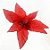 Flor Poinsétia Natal Vermelha Aveludada - 45,5cm  - 1 unidade - Cromus - Rizzo - Imagem 1