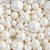 Confeito Sugar Beads Perolizado Branco Sortido - 1 unidade - Cromus Linha Profissional Allonsy - Rizzo - Imagem 1