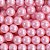 Confeito Sugar Beads Perolizaro Rosa - 10mm - 1 unidade - Cromus Linha Profissional Allonsy - Rizzo - Imagem 1