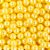 Confeito Sugar Beads Perolizado Amarelo - 6mm - 1 unidade - Cromus Linha Profissional Allonsy - Rizzo - Imagem 1