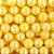 Confeito Sugar Beads Amarelo Perolizado - 14mm - 1 unidade - Cromus Linha Profissional Allonsy - Rizzo - Imagem 1
