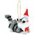 Enfeite Gato Cinza Com Gorro de Natal - 1 unidade - Cromus - Rizzo Embalagens - Imagem 1