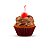 Forminha para Mini Cupcake - Marsala - 45 unidades - Plac - Rizzo - Imagem 1