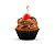 Forminha para Mini Cupcake - Preto - 45 unidades - Plac - Rizzo - Imagem 1