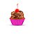 Forminha para Mini Cupcake - Pink - 45 unidades - Plac - Rizzo - Imagem 1