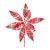 Galho Pick Poinsétia - Xadrez Vermelho/Branco/Verde - Cromus Natal - 1 unidade - Rizzo - Imagem 1