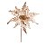 Galho Pick Poinsétia - Nudê Cabo Médio - Cromus Natal - 1 unidade - Rizzo - Imagem 1