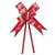 Laço Pronto Vermelho Natal HOHOHO - 10 unidades - Cromus - Rizzo Embalagens - Imagem 1