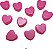 Latinha de Coração de Pérola Rosa - 10 unidades - Rizzo - Imagem 2