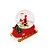 Globo de Natal Papai Noel e Trenó - 1 unidade - Cromus - Rizzo - Imagem 1