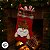Bota de Natal Vermelha Papai Noel Xadrez  - 1 unidade - Cromus - Rizzo - Imagem 4