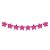 Faixa Decorativa - Estrela 3D - Pink - 3,60 m - 1 unidade - Cromus - Rizzo - Imagem 1