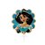 Vela Princesa - Jasmine - 1 unidade - Silver Festas - Rizzo - Imagem 1