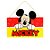 Placa Com 2 Partes - Mickey Mouse - MDF - 1 unidade - Grintoy - Rizzo - Imagem 1