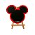 Mini Lousa - Silhueta Mickey Mouse - MDF - 1 unidade - Grintoy - Rizzo - Imagem 1