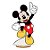 Enfeite De Mesa - Mickey Mouse 2 - 1 unidade - Grintoy - Rizzo - Imagem 1