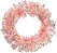 Guirlanda Decorativa - Cotton 200H Nevada Rosa/Branca - 60 Centímetros - Cromus Natal - 1 unidade - Rizzo - Imagem 1