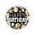 Balão de Festa Microfoil 18" 46cm - Happy Birthday Pontos Metálicos - 1 unidade - Qualatex - Rizzo - Imagem 1