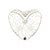 Balão de Festa Microfoil 18" 46cm - Vestido de Noiva Coração - 1 unidade - Qualatex - Rizzo - Imagem 1